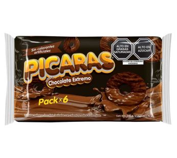 GALLETA PICARAS PACK X 6 UNIDADES