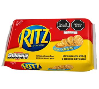 GALLETA RITZ CON QUESO X 6 UNIDADES