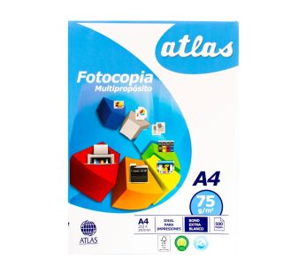 PAPEL BOND ATLAS 75 GR X 500 HJ