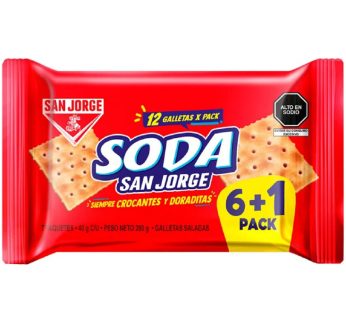 GALLETA SODA SAN JORGE PACK X 7 UNIDADES