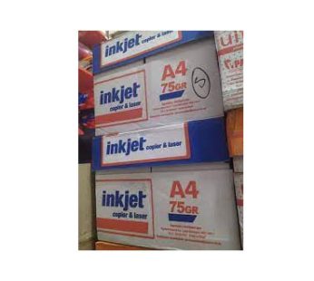 PAPEL FOTOCOPIA INKJET 75 GR CAJA