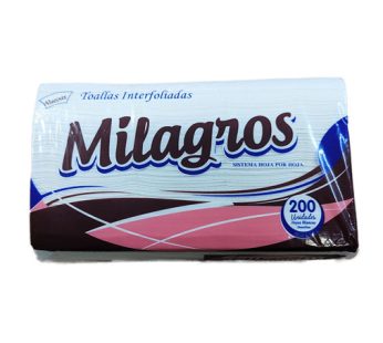 PAPEL INTERFOLIADO MILAGROS X 20 UNID.