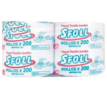 PAPEL TOALLA JUMBO 200 MT DUO